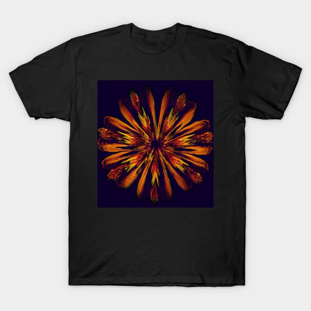 Digital flower T-Shirt by viviUk